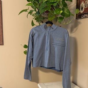 Harley-Davidson blue cropped Zip Top